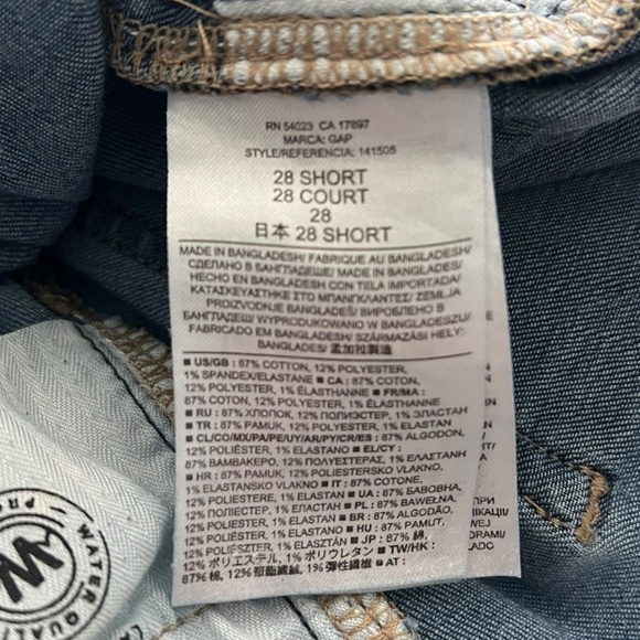 Gap Women's Resolution Slim Straight Jeans Size 28s - Picture 5 of 11